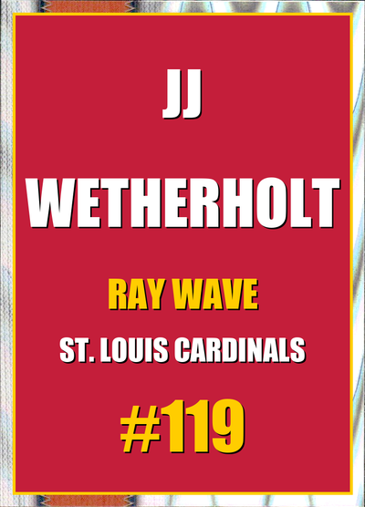 2026 Topps Chrome JJ Wetherholt Ray Wave Refractor #119