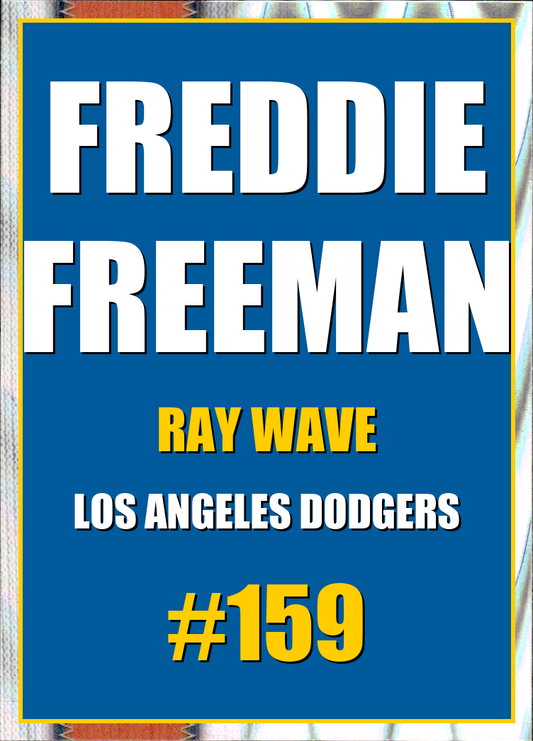 2026 Topps Chrome Freddie Freeman Ray Wave Refractor #159