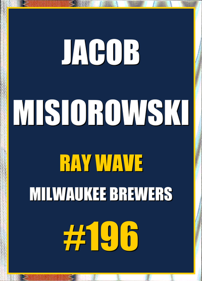 2026 Topps Chrome Jacob Misiorowski Ray Wave Refractor #196