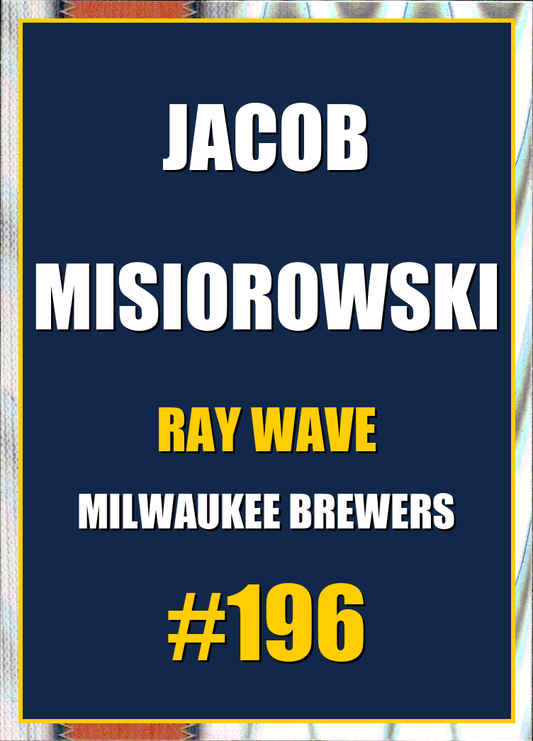 2026 Topps Chrome Jacob Misiorowski Ray Wave Refractor #196