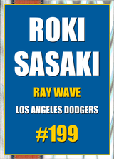 2026 Topps Chrome Roki Sasaki Ray Wave Refractor #199