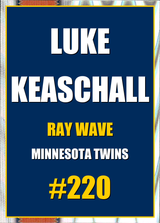 2026 Topps Chrome Luke Keaschall Ray Wave Refractor #220