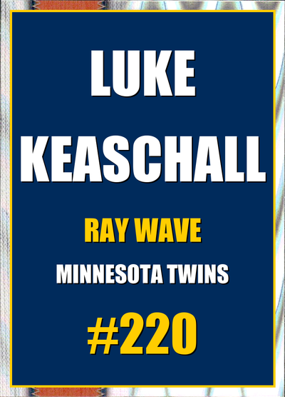 2026 Topps Chrome Luke Keaschall Ray Wave Refractor #220
