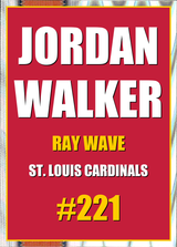 2026 Topps Chrome Jordan Walker Ray Wave Refractor #221