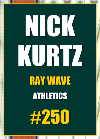 2026 Topps Chrome Nick Kurtz Ray Wave Refractor #250