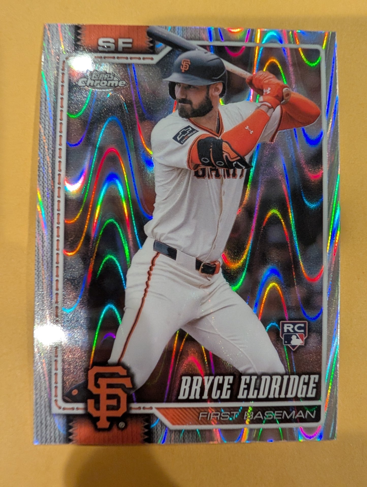 2026 Topps Chrome Bryce Eldridge Ray Wave Refractor #254