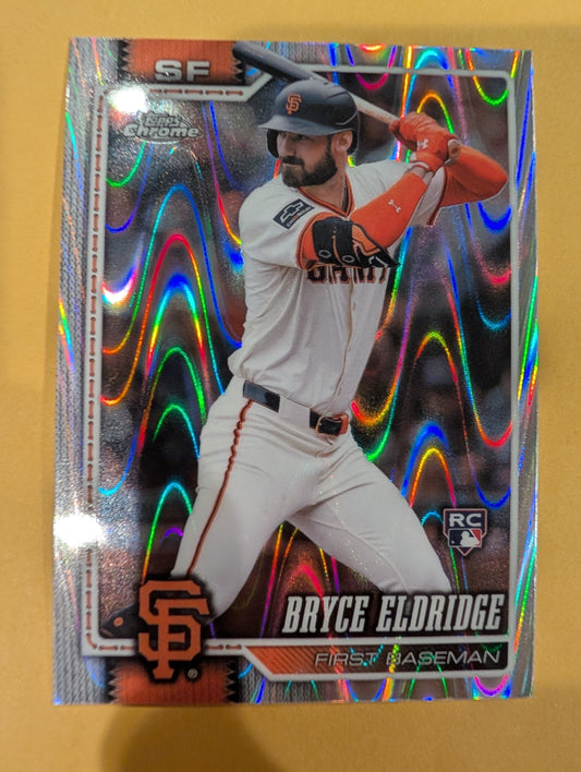 2026 Topps Chrome Bryce Eldridge Ray Wave Refractor #254