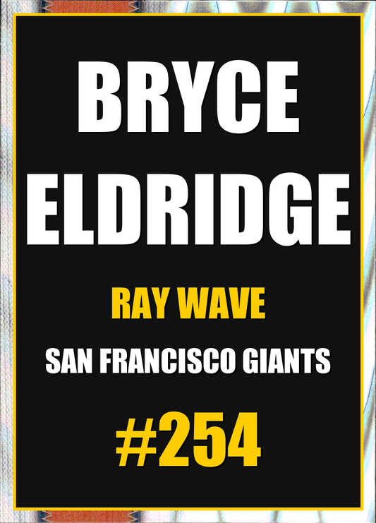 2026 Topps Chrome Bryce Eldridge Ray Wave Refractor #254