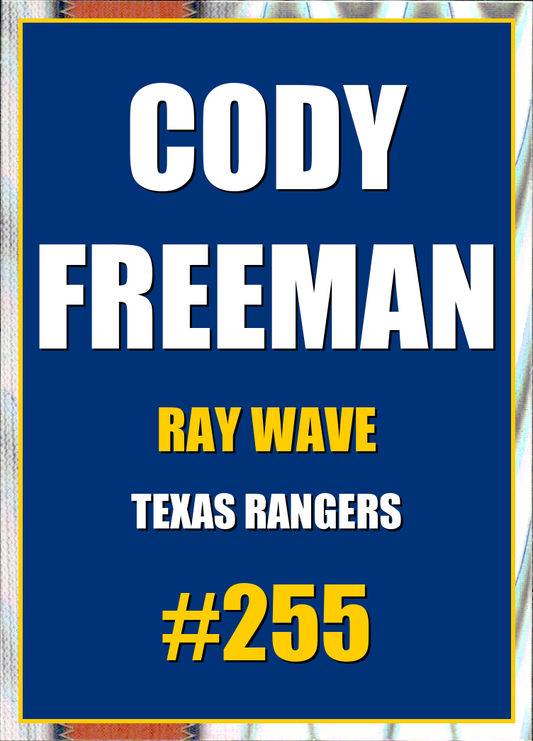 2026 Topps Chrome Cody Freeman Ray Wave Refractor #255
