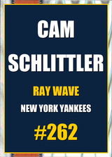 2026 Topps Chrome Cam Schlittler Ray Wave Refractor #262