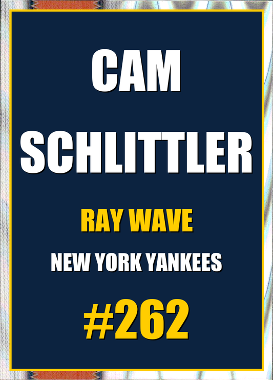 2026 Topps Chrome Cam Schlittler Ray Wave Refractor #262