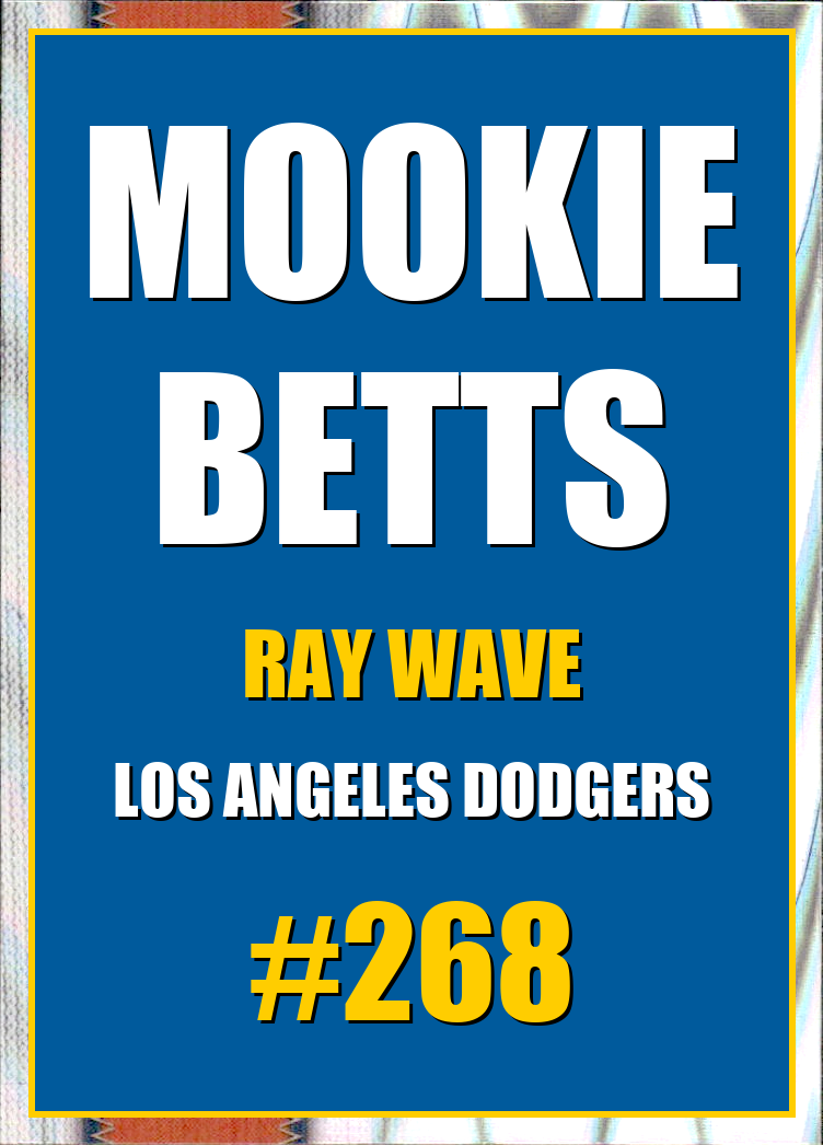 2026 Topps Chrome Mookie Betts Ray Wave Refractor #268