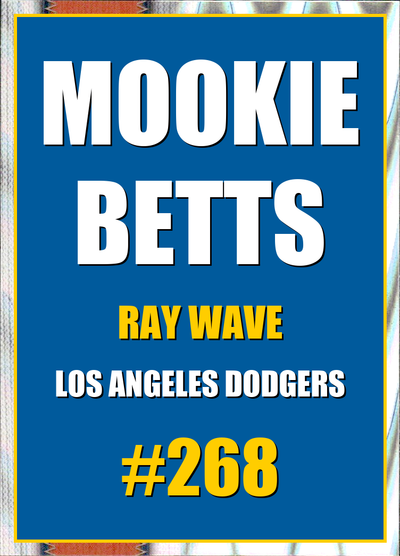 2026 Topps Chrome Mookie Betts Ray Wave Refractor #268