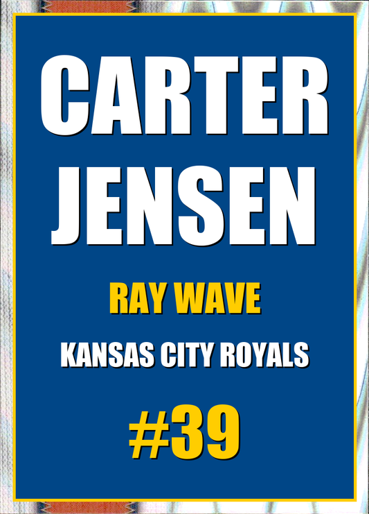 2026 Topps Chrome Carter Jensen Ray Wave Refractor #39