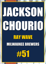 2026 Topps Chrome Jackson Chourio Ray Wave Refractor #51