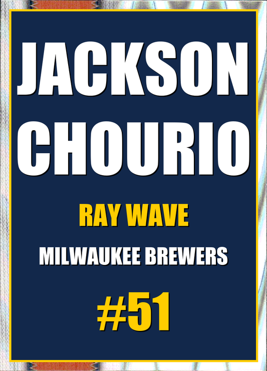 2026 Topps Chrome Jackson Chourio Ray Wave Refractor #51