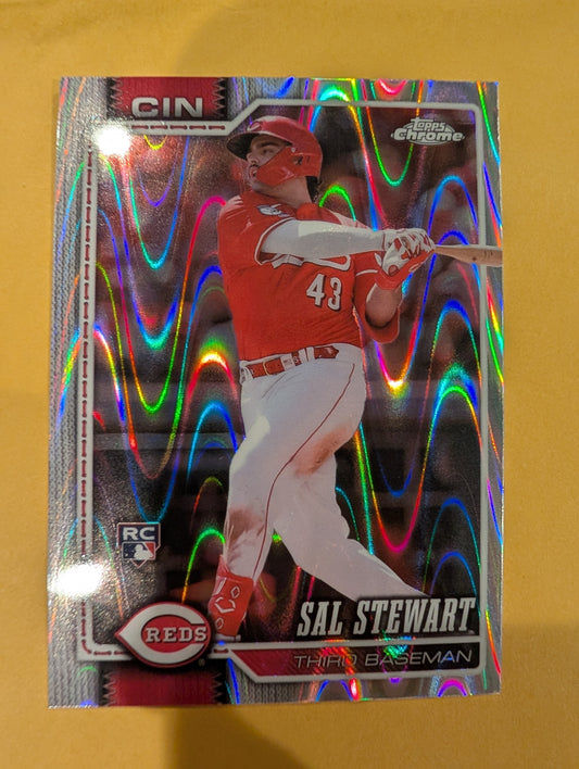 2026 Topps Chrome Sal Stewart Ray Wave Refractor #6