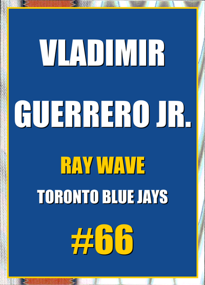 2026 Topps Chrome Vladimir Guerrero Jr. Ray Wave Refractor #66