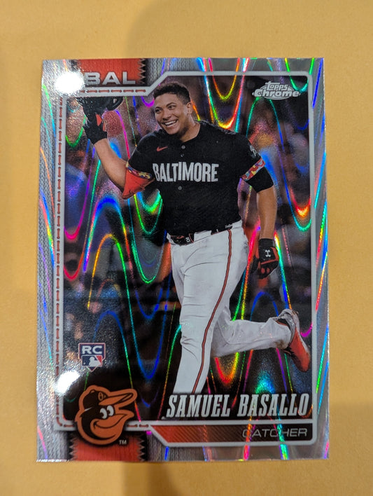 2026 Topps Chrome Samuel Basallo Ray Wave Refractor #7