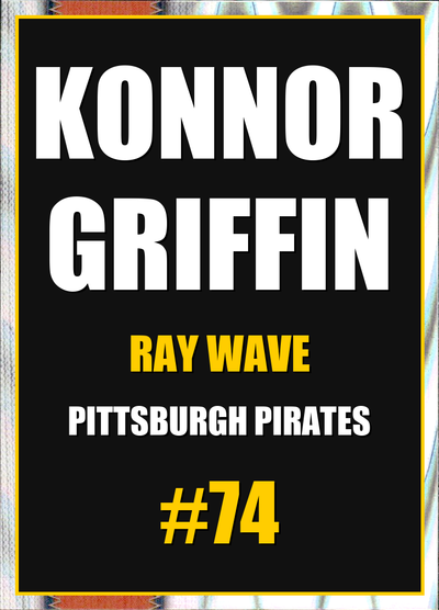 2026 Topps Chrome Konnor Griffin Ray Wave Refractor #74
