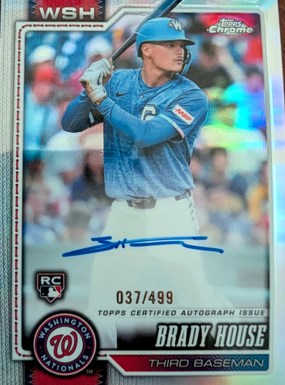 2026 Topps Chrome Brady House Rookie Autograph Refractor /499 #RA-BHO
