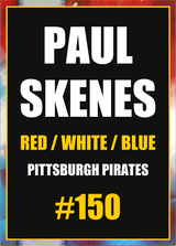 2026 Topps Chrome Paul Skenes Red White & Blue Refractor #150