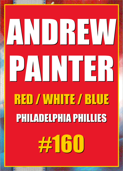 2026 Topps Chrome Andrew Painter Red White & Blue (RWB) Refractor #160