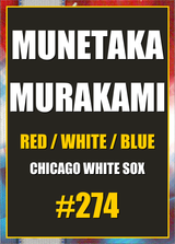 2026 Topps Chrome Munetaka Murakami Red White & Blue Refractor #274