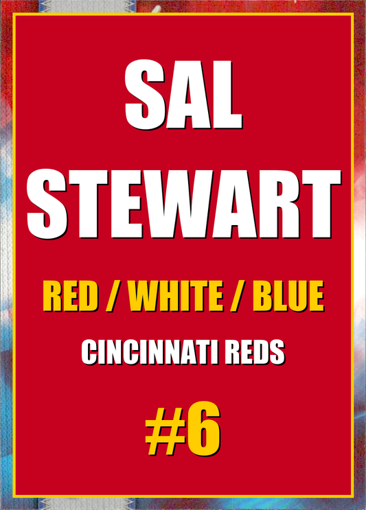 2026 Topps Chrome Sal Stewart Red White & Blue Refractor #6