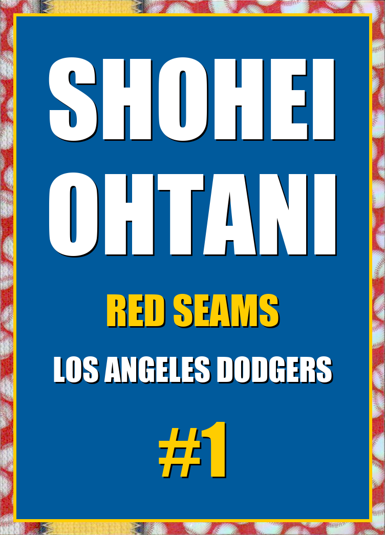 2026 Topps Chrome Shohei Ohtani Red Seams Refractor #1