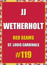 2026 Topps Chrome JJ Wetherholt Red Seams Refractor #119