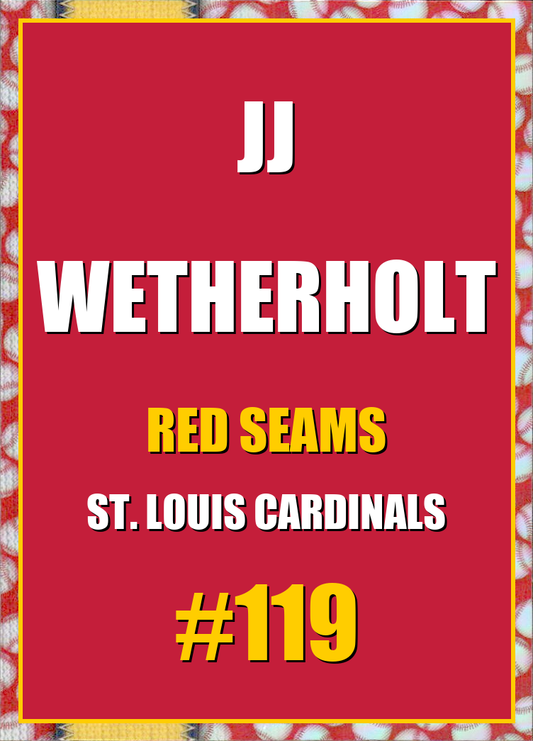 2026 Topps Chrome JJ Wetherholt Red Seams Refractor #119