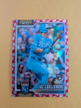 2026 Topps Chrome Jac Caglianone Red Seams Refractor #131
