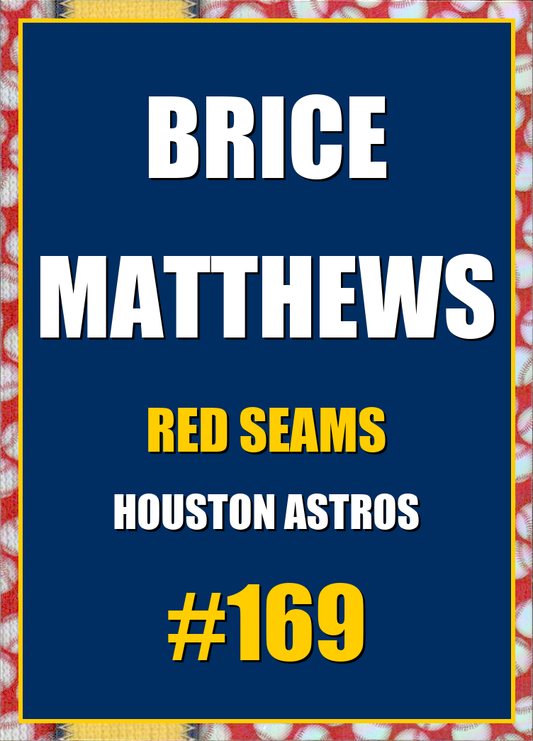 2026 Topps Chrome Brice Matthews Red Seams Refractor #169