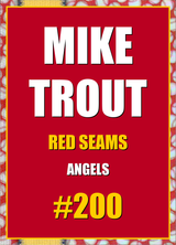 2026 Topps Chrome Mike Trout Red Seams Refractor #200