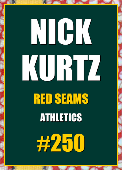 2026 Topps Chrome Nick Kurtz Red Seams Refractor #250