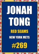 2026 Topps Chrome Jonah Tong Red Seams Refractor #269