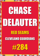 2026 Topps Chrome Chase DeLauter Red Seams Refractor #284