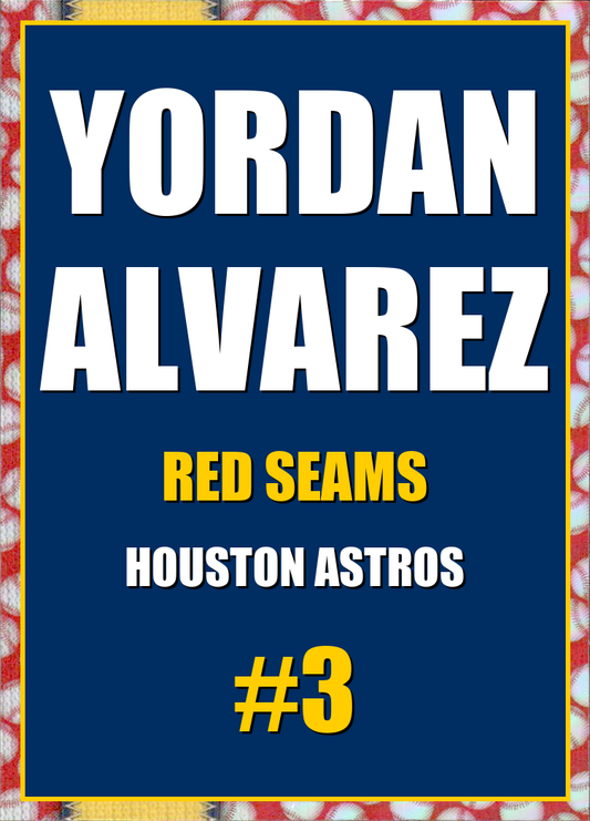 2026 Topps Chrome Yordan Alvarez Red Seams Refractor #3