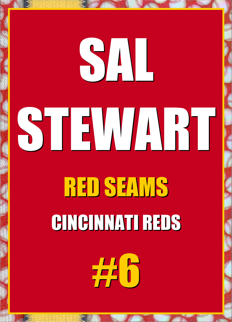 2026 Topps Chrome Sal Stewart Red Seams Refractor #6