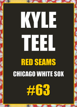 2026 Topps Chrome Kyle Teel Red Seams Refractor #63