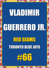 2026 Topps Chrome Vladimir Guerrero Jr. Red Seams Refractor #66