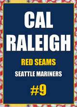 2026 Topps Chrome Cal Raleigh Red Seams Refractor #9