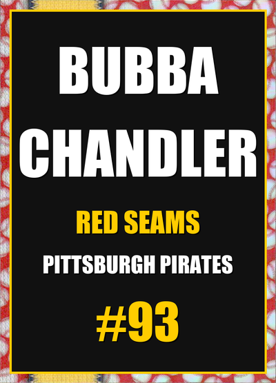 2026 Topps Chrome Bubba Chandler Red Seams Refractor #93