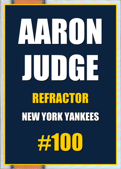 2026 Topps Chrome Aaron Judge Refractor #100