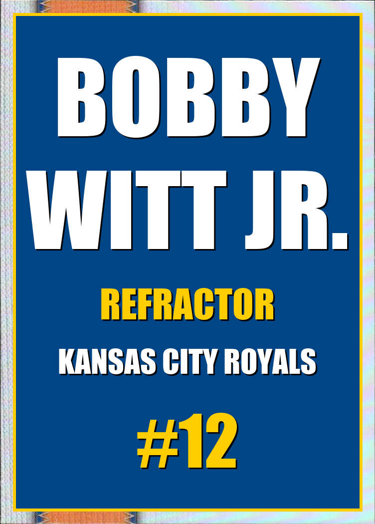 2026 Topps Chrome Bobby Witt Jr. Refractor #12