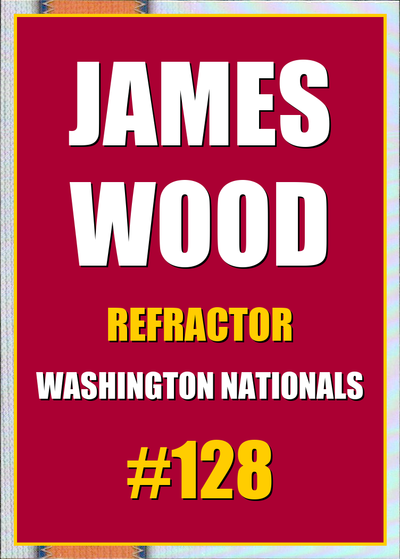 2026 Topps Chrome James Wood Refractor #128