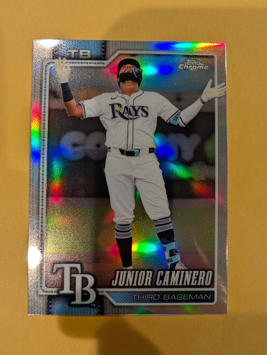 2026 Topps Chrome Junior Caminero Refractor #130