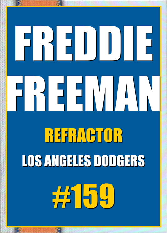 2026 Topps Chrome Freddie Freeman Refractor #159