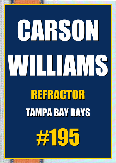 2026 Topps Chrome Carson Williams Refractor #195